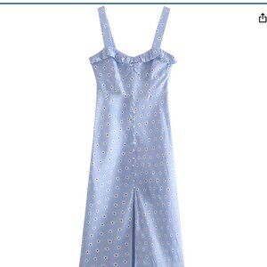 Zara Linen Dress Size Small